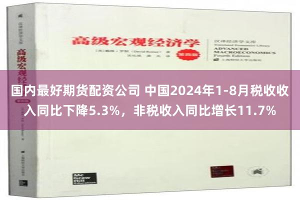 国内最好期货配资公司 中国2024年1-8月税收收入同比下降5.3%，非税收入同比增长11.7%