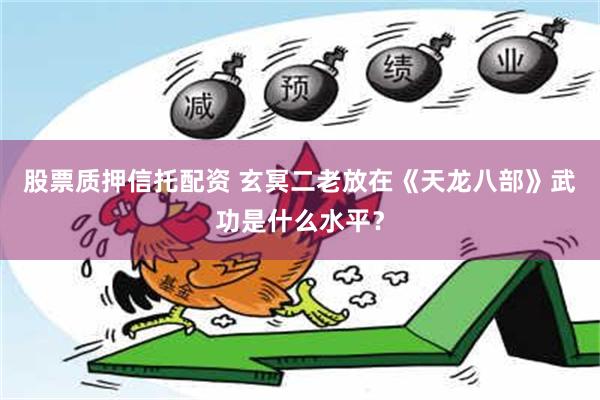 股票质押信托配资 玄冥二老放在《天龙八部》武功是什么水平？