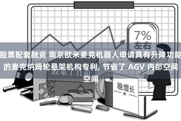 股票配套融资 南京欧米麦克机器人申请具有升降功能的麦克纳姆轮悬架机构专利, 节省了 AGV 内部空间